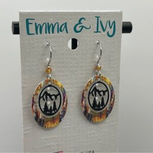 Colorful Emma & Ivy Scenic Dangle Earrings